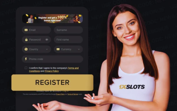 1xslots registration 07 2